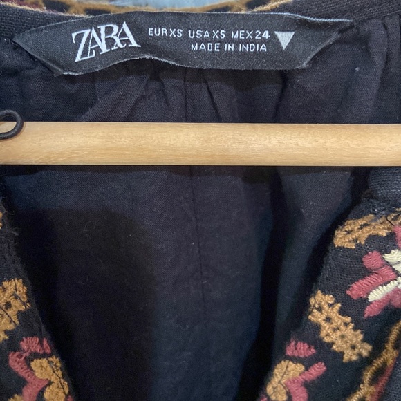 NWOT Zara Short Embroidered Dress - Picture 2 of 9